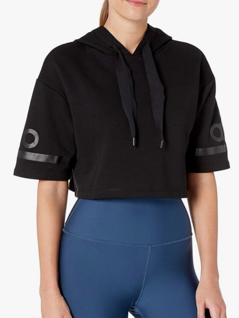 Alo Yoga Jersey Cropped Hoodie
